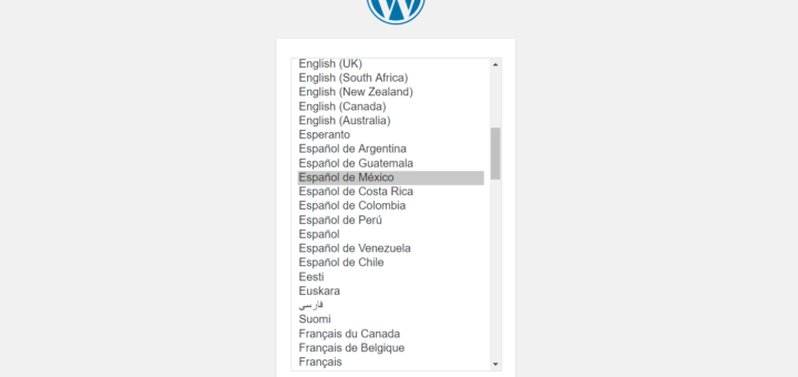 Instalación de Wordpress